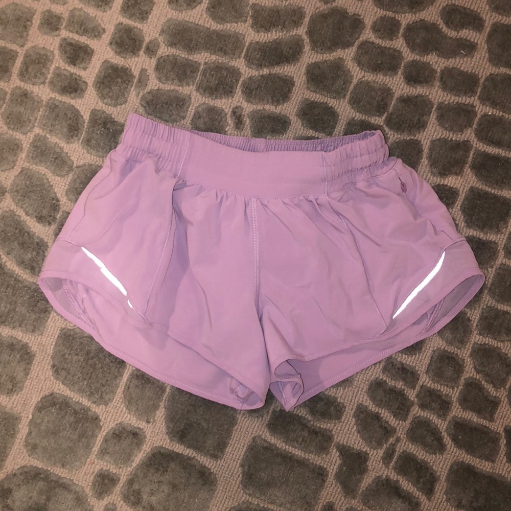 Lavender LuLu lemon shorts